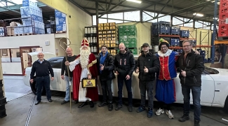 Sint en piet (Wout en Frank) van Radio Veronica op bezoek!